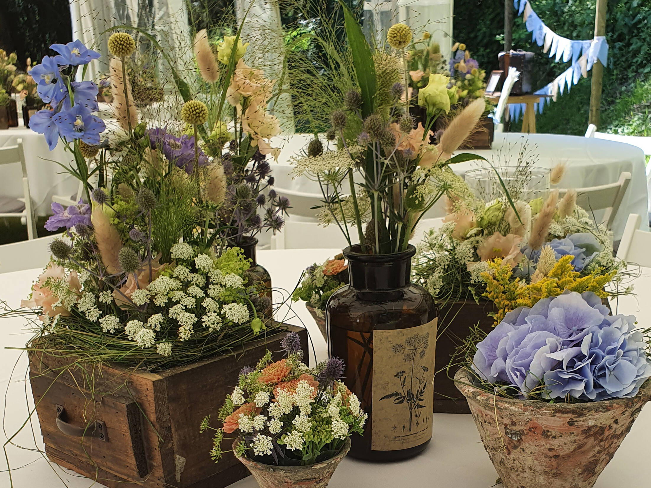 Gärtnerei Geissler bietet Blumengestecke für Ihr Event in der Ideenspinnerei Ettlilngen